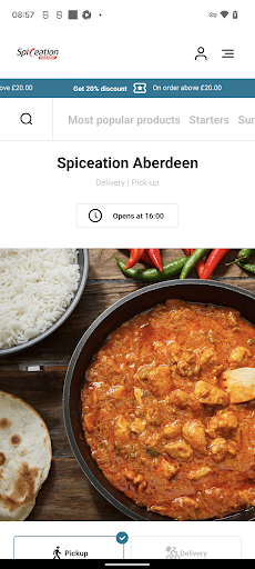 Android application Spiceation Aberdeen screenshort