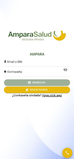 Android application Ampara Salud screenshort