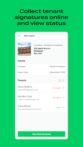 HelloReport: Property Reports Screen 3