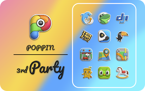 Poppin icon pack لقطة شاشة