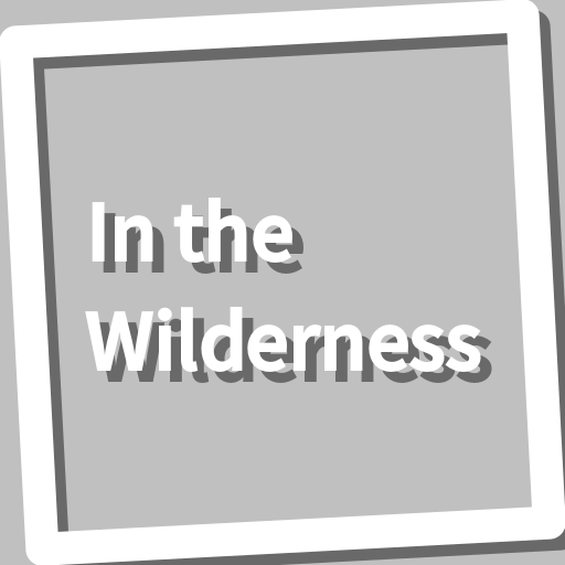Book, In the Wilderness logo