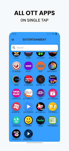 All Entertainment Apps In One Screen 3