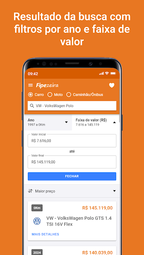 Fipezeira - Tabela FIPE Screen 3
