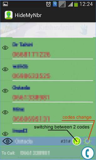 Hide My phone number Pro Screen 3