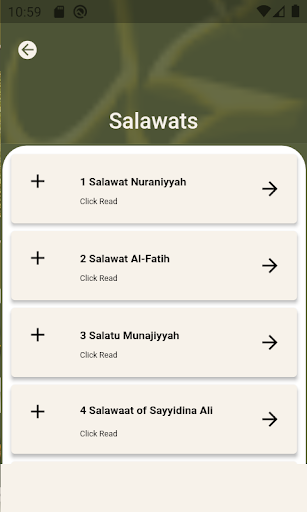 Salawat to Prophet Zikhirmati Screen 2