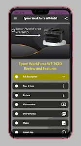 Epson WorkForce WF-7620 Guide