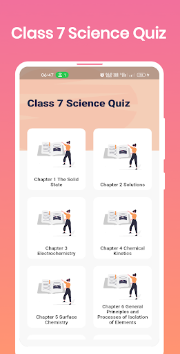 Android application Class 7 Science Quiz screenshort