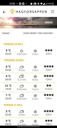 HagforsAppen Screen 3