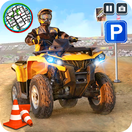 Quad Bike Parking - Atv Bike logo
