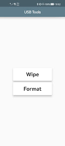 Captura 3 USB TOOLS (Format - WIPE) android