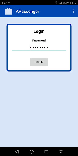 Android application Passenger Mobile screenshort