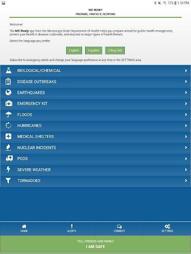 Screenshot of MS Ready