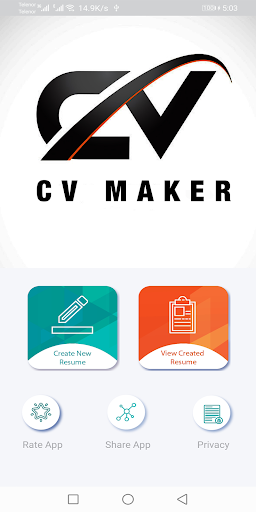 CV Maker for Jobs Application Screen 2