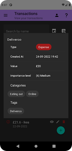 MoneyGuard Finance Tracker Screen 2