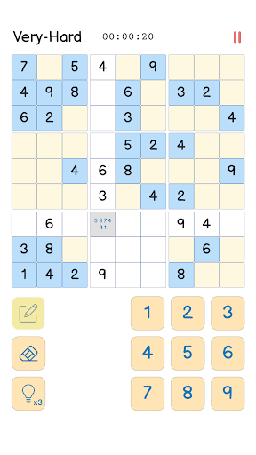 Sudoku : 9 * 9 Screen 3