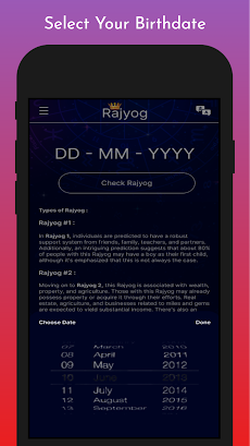 Numerology - Find Rajyog - DOBのおすすめ画像4