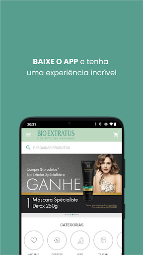 Android application Bio Extratus screenshort