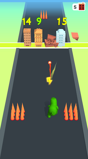 Android application Godzilla Run screenshort