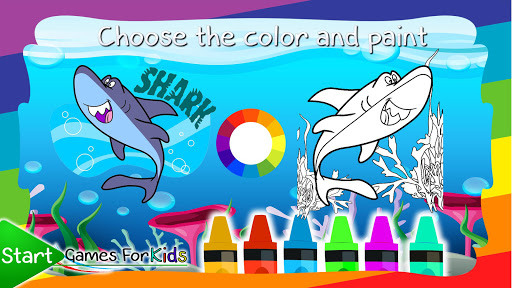 Coloring Book Sharks