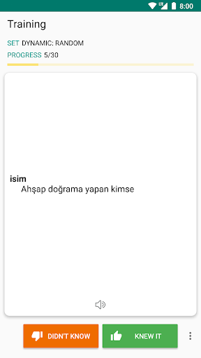 Turkish dictionary - offline Screen 2