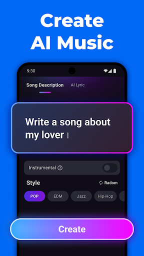 AI Music Generator Screenshot 1 - AppWisp.com