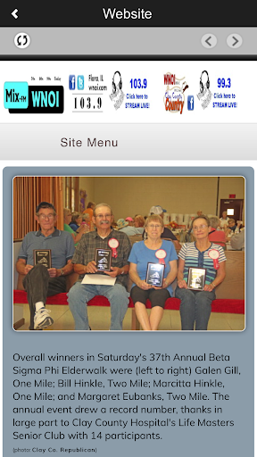 Android application 103.9 Mix FM WNOI screenshort