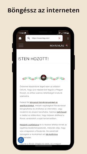 Rovás Böngésző Screen 2