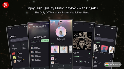 Android application Ongaku: Offline Music Player screenshort