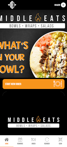 Android application Middle Eats Co screenshort