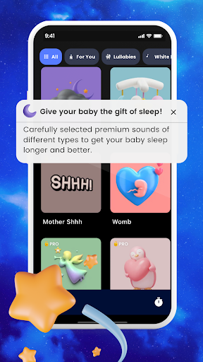 Android application Baby Sleep Sounds: White Noise screenshort