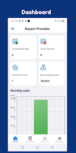 Rayzor Provider Screen 3