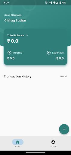 Expense Tracker Screen 2