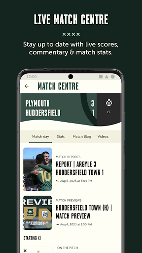 Plymouth Argyle Official App Screen 3