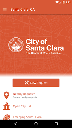 Android application MySantaClara - Connect with us screenshort