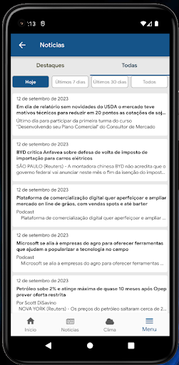 COAPA APP Screen 3