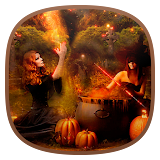 Magic Halloween Free Live Wallpaper icon