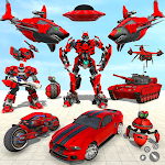 Cover Image of ダウンロード シャークロボットカーゲーム3D  APK