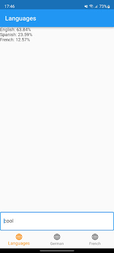 Android application Word Gender Guesser screenshort
