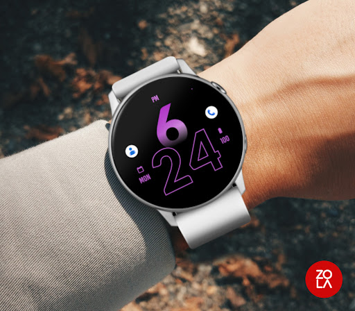 Active Soft Purple Watch Face Screen 3