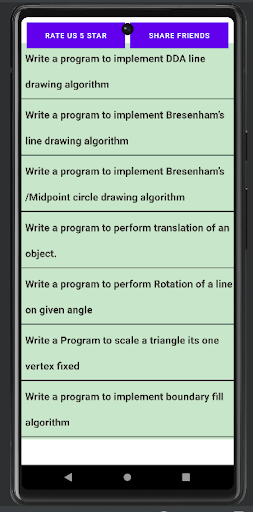 Android application Computer Graphics Multimedia screenshort