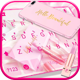 Pink Girly Style Keyboard Theme icon