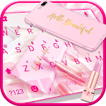 Pink Girly Style Keyboard Theme Apk