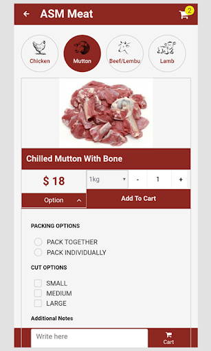 Meat Online Screen 2