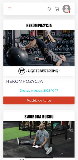 Android application UGOT2BESTRONG screenshort