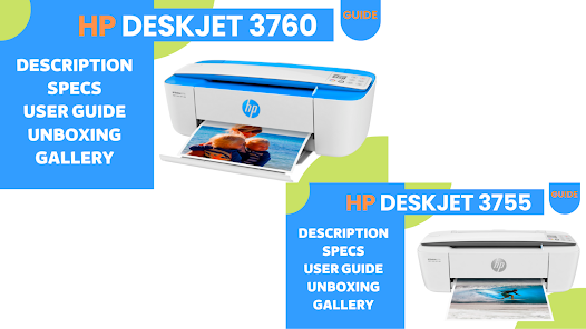HP DeskJet 3760 Blue Wireless Instant Ink Printer/Scanner/Copier