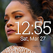 Rihanna Clock Widgets