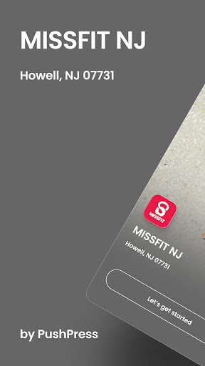 Android application MISSFIT NJ screenshort