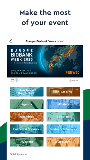Android application EBW2020 Virtual Conference screenshort