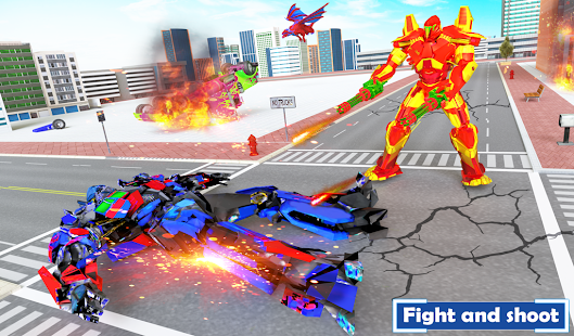 Flying Dragon Transport Truck Transform Robot Game  Screenshots 7