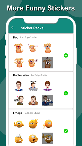 Android application Funny Sticker Maker: 3D Emojis screenshort